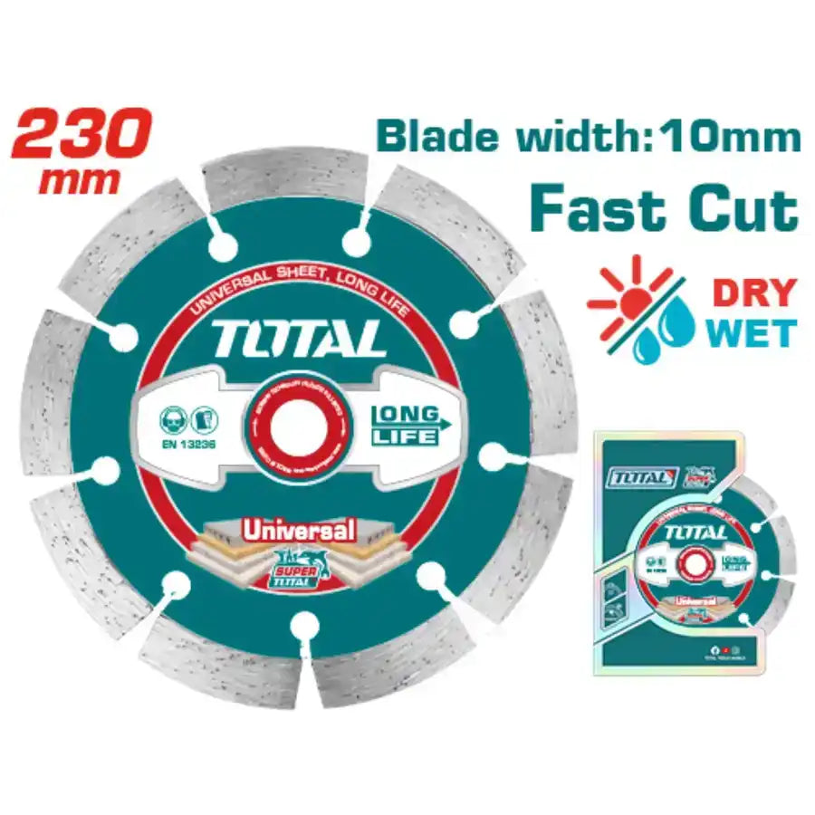Dry Diamond Disc 230mm - Total Tools